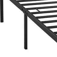 Cadre de lit queen size moderne, simple, durable et extensible en métal - Construction en acier pour chambre à coucher, marque Hengli, fabriqué en Chine