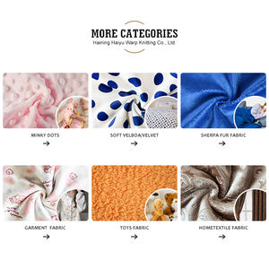 Tissu en micro-velours 100% polyester à prix avantageux, tissu en velboa super doux - Product Image 4