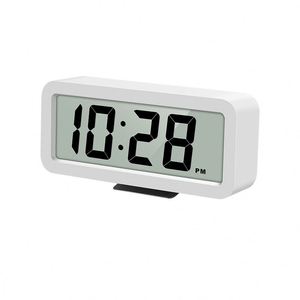 Nordic Minimalist Quartz Alarm <b>Clock</b> Large LCD Display Silent with Perpetual Calendar ABS Wall <b>Clock</b> for Living Room Home Decor - Product Image 1