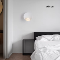 Appliques murales LED modernes Alison IP20 pour intérieur, couloirs, passages, escaliers, en alliage d'aluminium