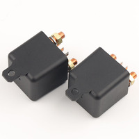 Relais de Démarrage Automobile KH180 5 Broches 12V 250A Scellé à Bornes à Vis Miniature Type Continu pour Contrôle de Batterie de Moto