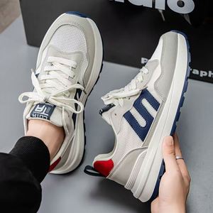 Chaussures de sport décontractées pour homme, hiver, lacets, tennis, running, dessus en microfibre, semelle intermédiaire en EVA, doublure en coton respirant, tendance mode - Product Image 6