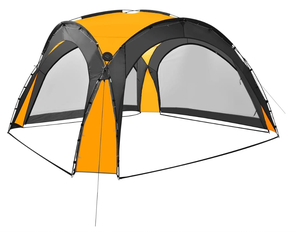 Gazebo solaire polyvalent de 3.6x3.6m avec lumières LED abri de dôme de jardin pour meubles d'extérieur pour la fête Camping emballage de commande par correspondance - Product Image 3