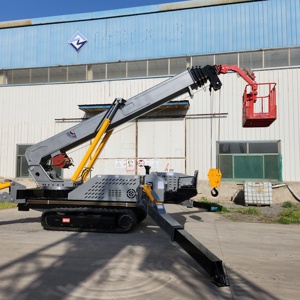 רב תכליתיים 12 טון מיני זחילה קרולר מנוף Rc הידראולי טלסקופי בום חשמלי העכביש מחיר - Product Image 3