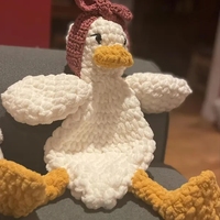 Kaiyue Della Canard Doux Animal En Peluche Jouet À La Main Crochet Amigurumi Chenille Matériel Lovey Crochet Motif Bébé Cadeau Jouets