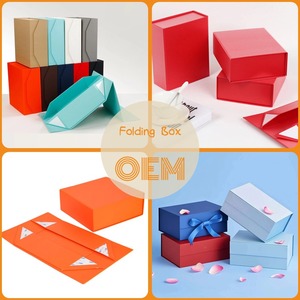 New Design Wholesale Folding <b>White</b> Cardboard Paper <b>Boxes</b> Bakery Paper Envelop Box Folded <b>Boxes</b> For Jewelry - Product Image 2