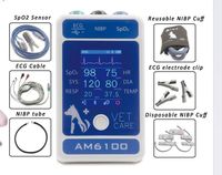 DM, la máquina de ECG de animales veterinarios más barata y de mano, Monitor inteligente, máquina de ECG, Monitor veterinario, monitor de paciente