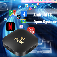 Boîte AI Mini Android 13 avec CarPlay et Android Auto sans fil, WiFi 5G, Plug and Play pour tous les appareils compatibles avec Netflix et YouTube