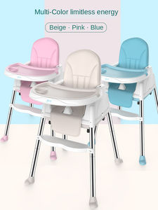 Sillas Para <span class=keywords><strong>Bebe</strong></span> 3 en 1 asiento nuevos productos para bebés 2024 alimentación de seguridad infantil chico comedor sillas altas portátiles para bebés de plástico con bandeja - Product Image 4