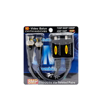 Connecteur de câble BNC femelle pour Balun vidéo HD TVI CVI AHD CVBS en plastique ABS pour caméra de surveillance CCTV 3MP 4MP 5MP 8MP