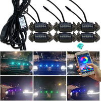 Pour Tank 300 : Feu de calandre LED décoratif, petit, jaune, à changement de couleur, avec application, feux de jour LED clignotants, modification