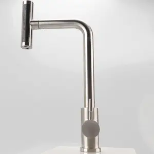 Promotion Brushed Pull Out Kitchen Faucet