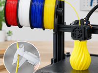 Filament d'imprimante 3D TPU 1,75 mm 1 kg 330 m flexible, aspect caoutchouc, pour Creality Bambu Lab