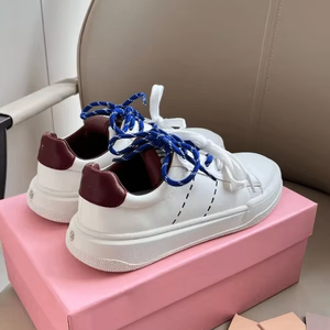 Zapatillas Retro Casuales para Mujer MIU, Directas de Fábrica, con Capa Superior de Cuero Vacuno, Suela Gruesa, Transpirables, para Caminar, Primavera, Verano, Otoño - Product Image 4