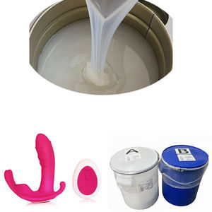 Matériau en caoutchouc de silicone liquide LSR à vitesse de durcissement rapide de qualité alimentaire pour la fabrication de vibromasseur gode pénis épais - Product Image 2