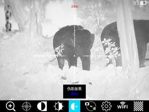 بشعار مخصص MLT635 واي فاي IP67 كاشف أكسيد الفاناديوم غير المبرد رؤية ليلية رؤية ليلية منظار أحادي العين - Product Image 3