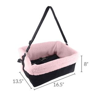 Protector de Asiento para Perros de Calidad Premium de Fábrica BSCI con Correa de Seguridad y Plato Plegable para Perros Pequeños y Medianos - Product Image 1