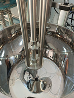 Homogénéisateur mélangeur électrique pneumatique mobile à cisaillement élevé 316L pour liquides, crèmes, ligne de mélange pour la fabrication de détergent