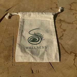 100% Organic Cotton <b>Drawstring</b> Bag High Quality Dust <b>Pouch</b> Bag Eco-friendly Reusable <b>Drawstring</b> <b>Pouch</b> Bag - Product Image 1