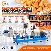 Machine automatique de fabrication de chips de tortilla Doritos, de nachos et de bugles, ligne de production d'extrusion de snacks soufflés frits