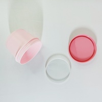 Pot en plastique PP mat rose, noir, vert pour crème visage, beurre corporel, masque capillaire – 50ml, 100ml, 200ml, 250ml