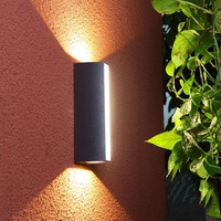 Applique murale LED extérieure moderne et minimaliste, blanc chaud, à économie d'énergie, étanche, installation facile, 85-265V, pour couloirs et entrées