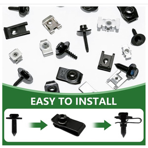 Kit d'assortiment de vis, écrous en U et clips pour carrosserie automobile Winning Path Point 360 pièces pour la réparation et le remplacement de voitures - Product Image 5