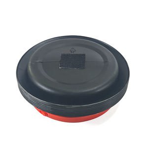 Foldable Plastic Trash Can 4L With Lid Portable Car Garbage Can Round Black Waterproof With Handle - Product Image 3