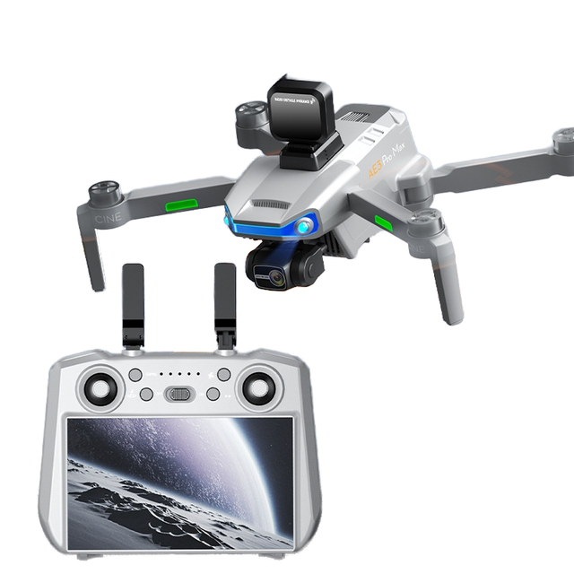 AE3Pro Max GPS-controlled Screen-Enabled Laser Obstacle Avoidance Brushless Three-axis HD PTZ UAV Fo