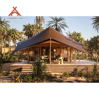 Tente de safari de luxe Kawagebo Kamp (KK) pour 1 à 4 personnes, en toile imperméable PVC/PVDF, pour les hôtels et les complexes hôteliers