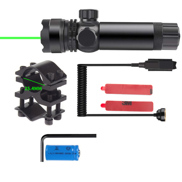 5D Era Green Dot Scope Laser Sight Pointer with Mount and Battery