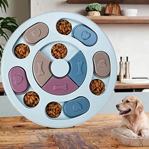 Juguetes de Plástico para Perros, Rompecabezas de Entrenamiento de Inteligencia, Diseño de Dibujos Animados, Ecológicos, para Enriquecimiento Mental, Dispensador de Comida Lenta, Juguetes para Mascotas - Product Image 4