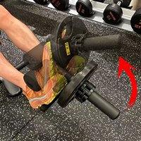Accessoires de gym en fer noir WT-JLS-045 avec logo personnalisé en usine, barre Tib pour entraînement des pieds, équipement de fitness musculaire durable 2,6 kg