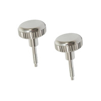 M2 M2.5 M3 M4 M5 M6 M8 M10 M12 Vis moletée en acier inoxydable 1/4 10-32 Vis de couvercle de boîte à bascule tête ovale personnalisée en nickel