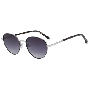 Gafas de Sol Ovaladas con Montura Metálica Completa, Lentes Degradadas, 100% Protección UV, Unisex, Casuales, para Adultos - Product Image 1