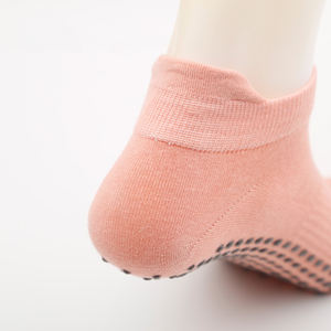 Calcetines tobilleros para mujer, calcetines cortos con logotipo personalizado, toalla con agarre de Color, calcetines antideslizantes con malla para Pilates, calcetines de Yoga para mujer - Product Image 5