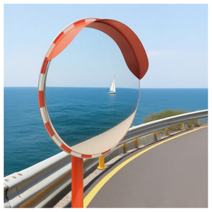 Specchio 304 di sicurezza in acciaio inossidabile convesso specchio stradale resistente alle intemperie 80cm <span class=keywords><strong>per</strong></span> l'intersezione del magazzino del parcheggio - Product Image 2