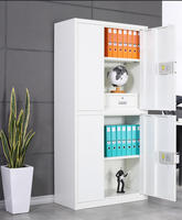 Armoire de rangement en acier pour bureau, avec serrure à code numérique et à clé, pour documents confidentiels