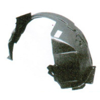 Guardabarros Interior Citroën 2001-2003 Delantero de Plástico Negro Pieza de Repuesto CT66005 - Product Image 1