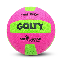 GOLTY VM-1005 Taille 5 Poids 260-280G et Circonférence 650-670MM avec ballon de volley-ball en PVC cousu à la machine pour entraînement en intérieur et en extérieur