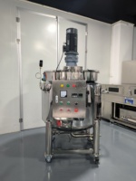 CYJX petit savon en acier inoxydable faisant la machine pour le réservoir de mélange de crème de lotion de détergent liquide de shampooing avec l'agitateur