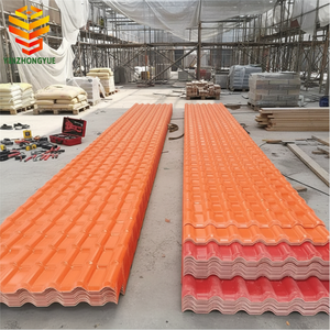 Teja de Techo ASA Estilo Terracota de 2.0-2.7mm, Resistente al Calor, Teja de Resina Sintética ASA para <span class=keywords><strong>Casa</strong></span>, Villa, Diseño Tradicional Personalizado - Product Image 1