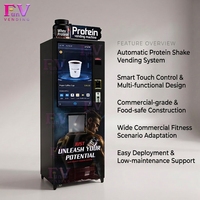Máquina Expendedora de Batidos de Proteínas para Gimnasio, Máquina Expendedora Automática de Café y Proteínas en Polvo para Fitness