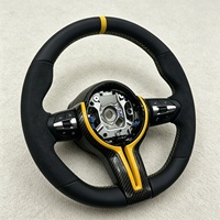 Volant en fibre de carbone en forme de D personnalisé en gros pour BMW F10 F20 F30 F32 F80 F82 M3 M4 M5 M6 E90 X5 X6
