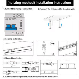 Hot Sale Commercial LED Linear Light <strong>Fixture</strong> 30W 60W 600mm 1200mm 2ft 4ft Square Shape Suspended Linkable Led <strong>Lighting</strong> - Product Image 6
