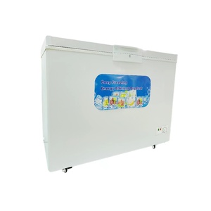Congélateur coffre à double ouverture supérieure BD-<span class=keywords><strong>308</strong></span> à isolation en mousse, refroidissement direct, alimentation 12V/220V solaire et par <span class=keywords><strong>batterie</strong></span>, avec porte intérieure vitrée - Product Image 3