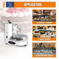 Machine à glacer et lisser les gâteaux haute performance, machine à étaler la crème au beurre