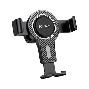 JOKADE 자동차 공기 배출구 중력 브래킷 휴대용 실리콘 미끄럼 방지 디자인 조정 가능한 각도 휴대 전화 용 접이식