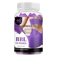 Gummies pour l'augmentation des fesses et des hanches JBY Private Label, gummies BBL, gummies vegan pour booster les fesses, gummies améliorant les fesses