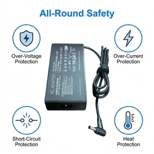 อะแดปเตอร์จ่ายไฟสำหรับแล็ปท็อปกำลังสูง ใช้ได้กับ <span class=keywords><strong>ASUS</strong></span> <span class=keywords><strong>ROG</strong></span> <span class=keywords><strong>Strix</strong></span> TUF Gaming ทุกรุ่น 200W-330W ขนาดหัวเสียบ 6.0x3.7&4.5x3.0&5.5*2.5&7.4*5.0 มม. - Product Image 4